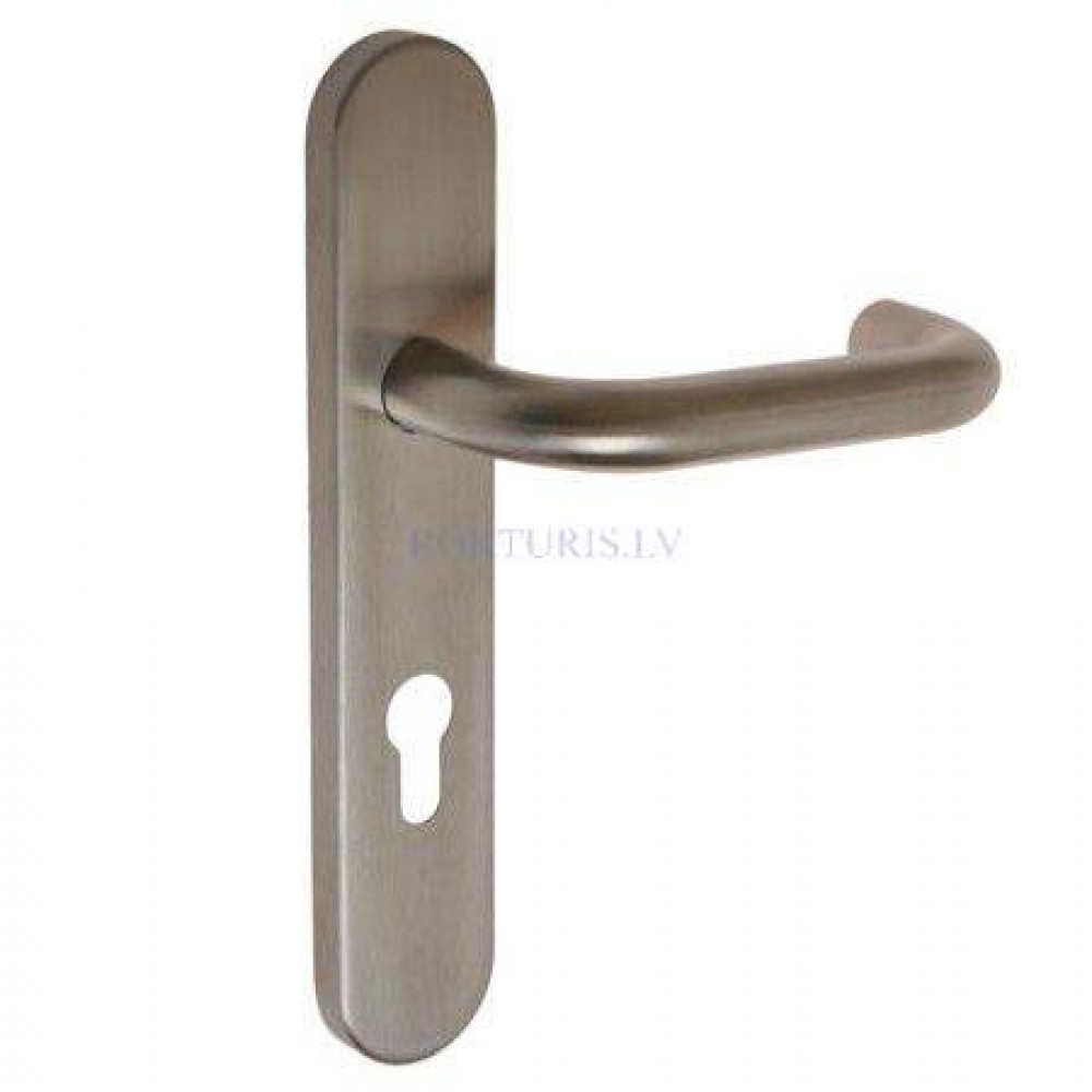 Door handle on plate 225 mm 72 PZ
